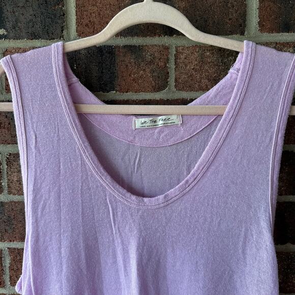 Lg We The Free People Take The Plunge Tank Top Purple Boho Festival Effortless - Picture 3 of 8